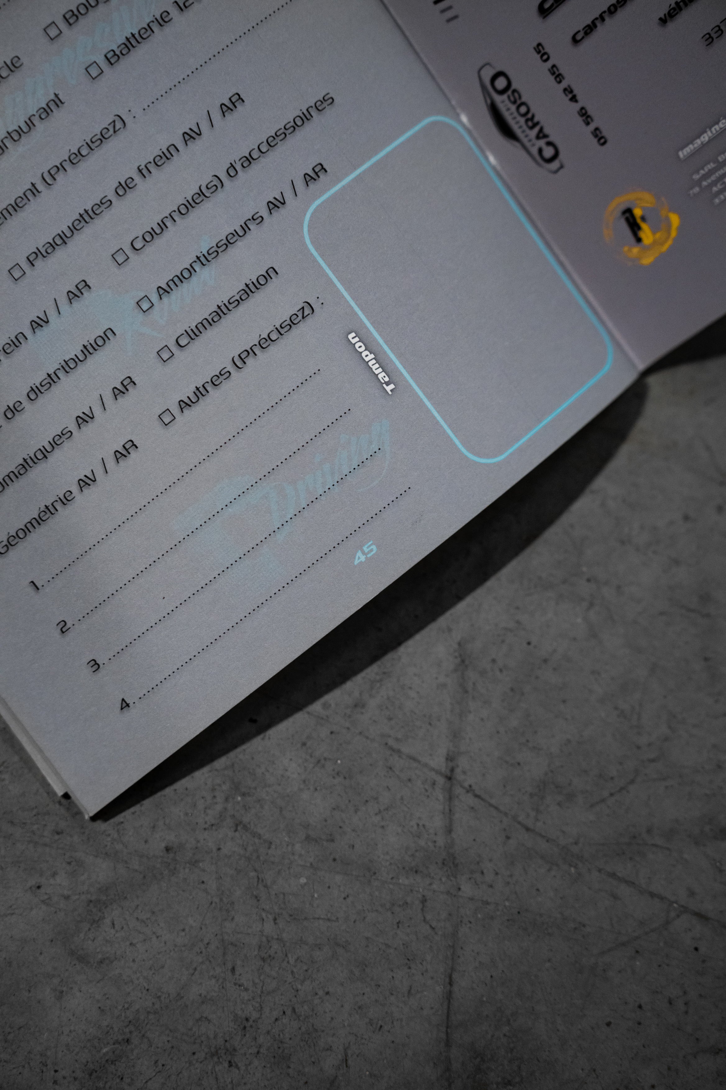 HARD - Carnet de suivi véhicule