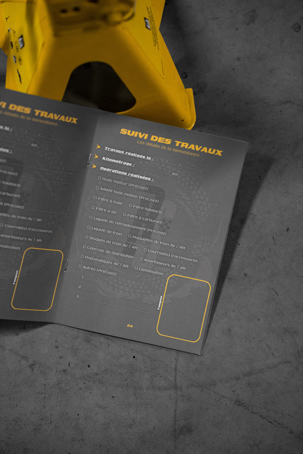 BOOST SHOP - Carnet de suivi véhicule