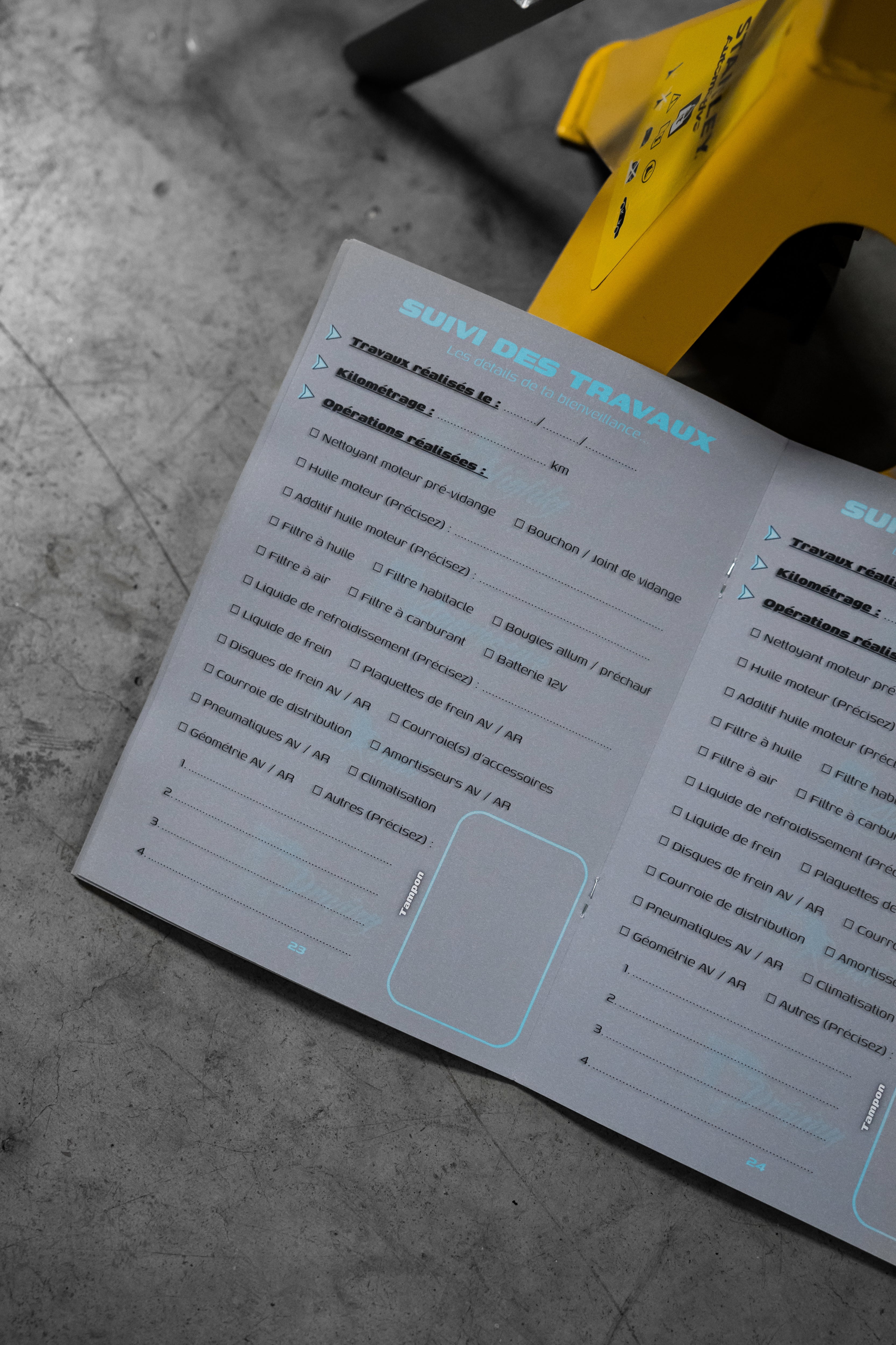 HARD - Carnet de suivi véhicule